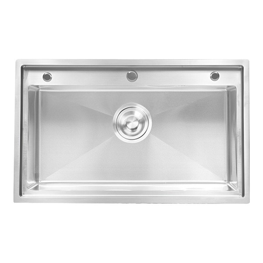 CHẬU RỬA BÁT HANDMADE 1 HỐ PURABATH PURA-7848B-GC